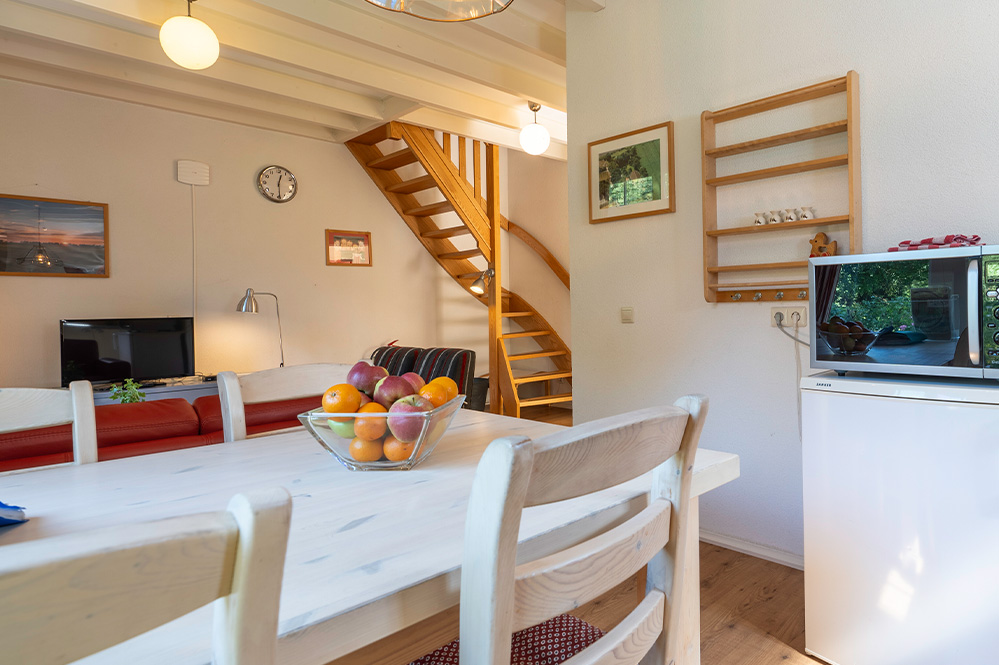 4 personen appartement Ijsvogel groepsaccommodatie vakantie woonkamer vakantiewoning