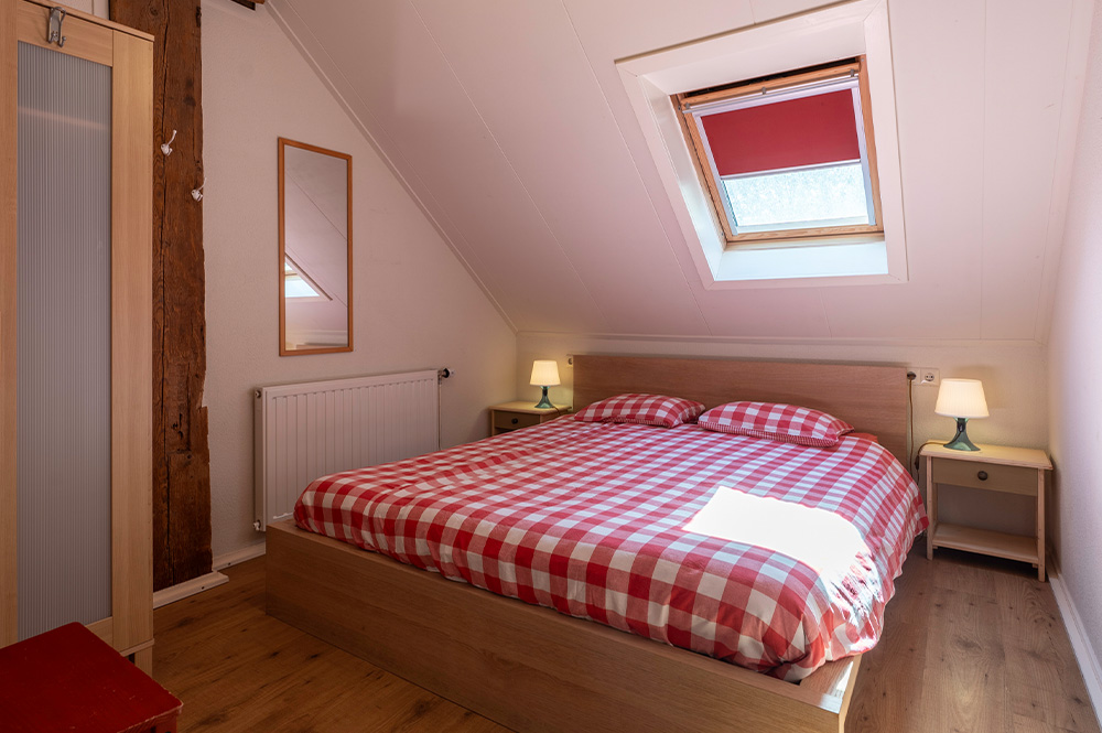 4 personen appartement Ijsvogel groepsaccommodatie vakantie slaapkamer