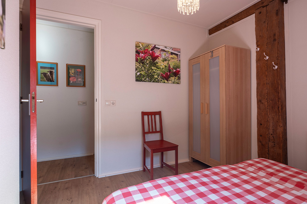 4 personen appartement Ijsvogel groepsaccommodatie vakantie slaapkamer